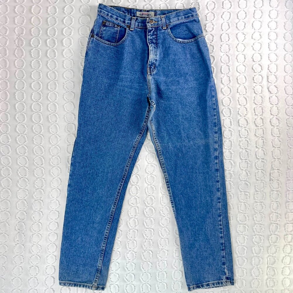 VTG High Sierra Authentic Dungarees Women's Mom Jeans Medium Wash Relaxed Fit